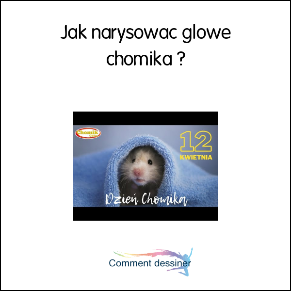 Jak narysować głowę chomika